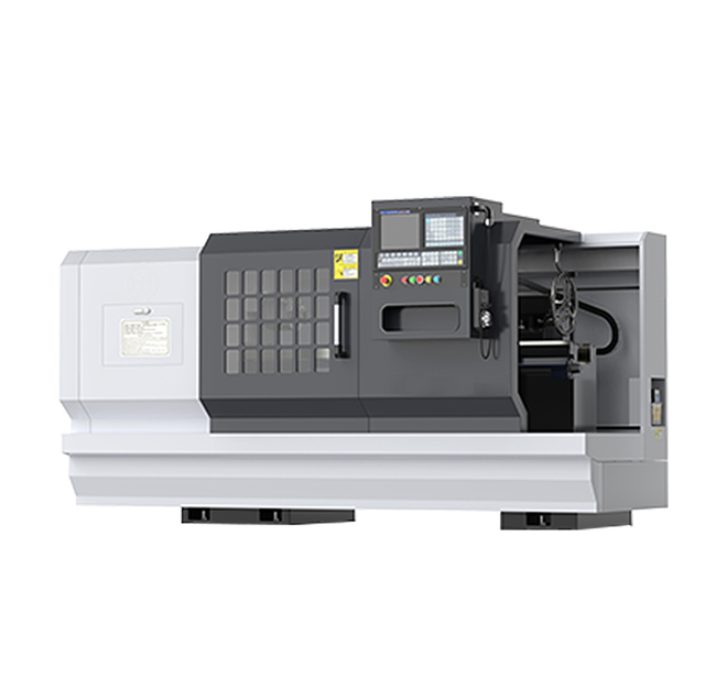 CK6150 مسطح السرير الصلب المسار مخرطة CNC