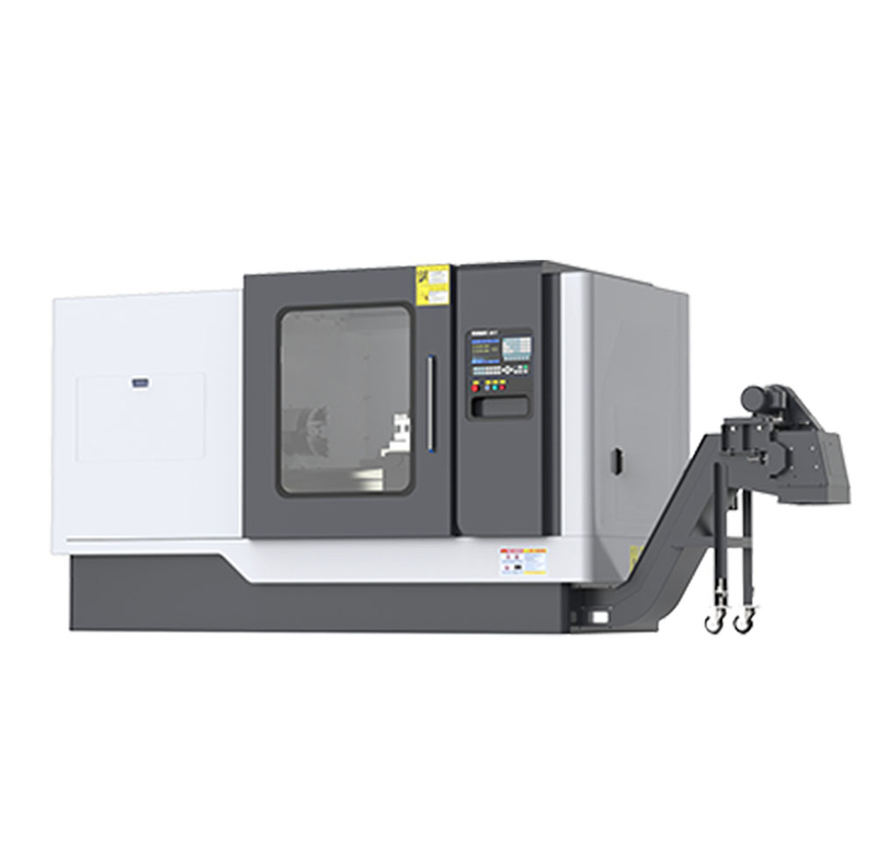 H32 سرير مسطح خط السكك الحديدية مخرطة CNC